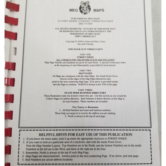 Rhode Island street and address finder guide book softcover bound map book - Picture 6 of 9